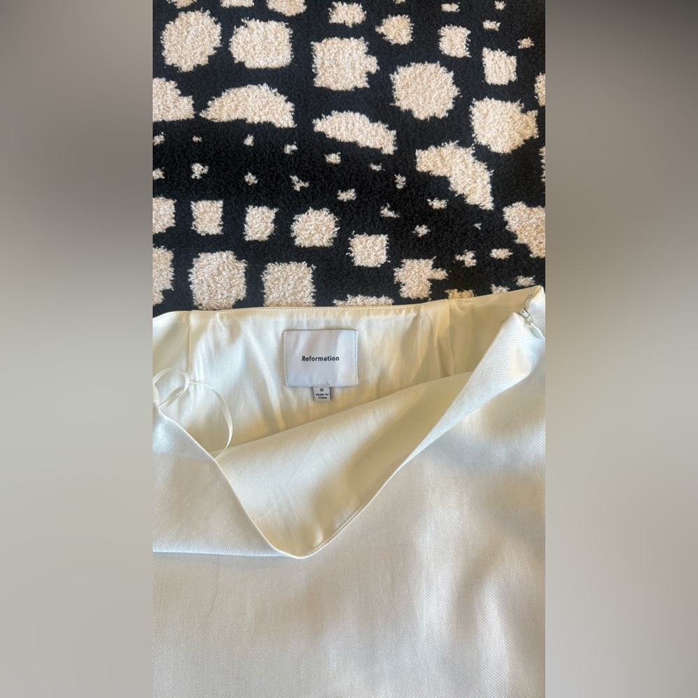 Reformation Mika Cream Mini Dress - Picture 15 of 16